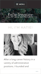 Mobile Screenshot of katiecrenshaw.com